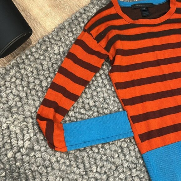 Marc by Marc Jacob’s 100% Merino Wool Striped Sweater Size XS - Picture 2 of 10